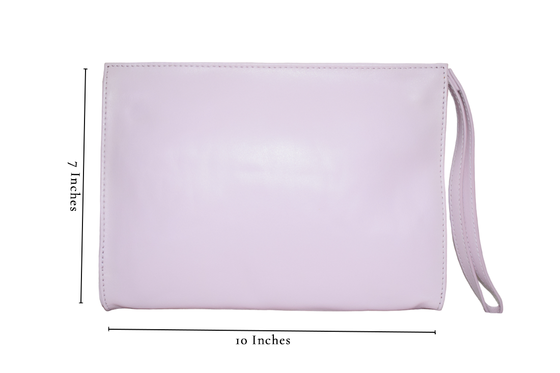 LEATHER THE CARRY ON CLUTCH