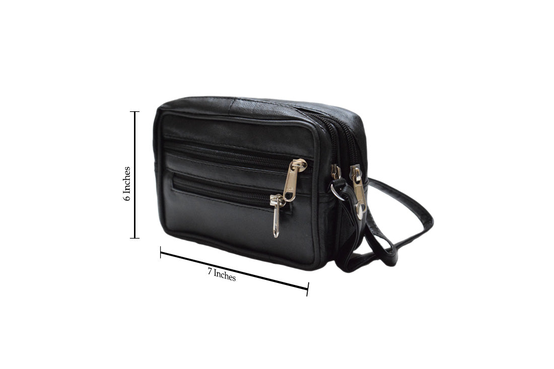 LEATHER CROSSBODY HANDBAG// BELT BAG// PHONE BAG