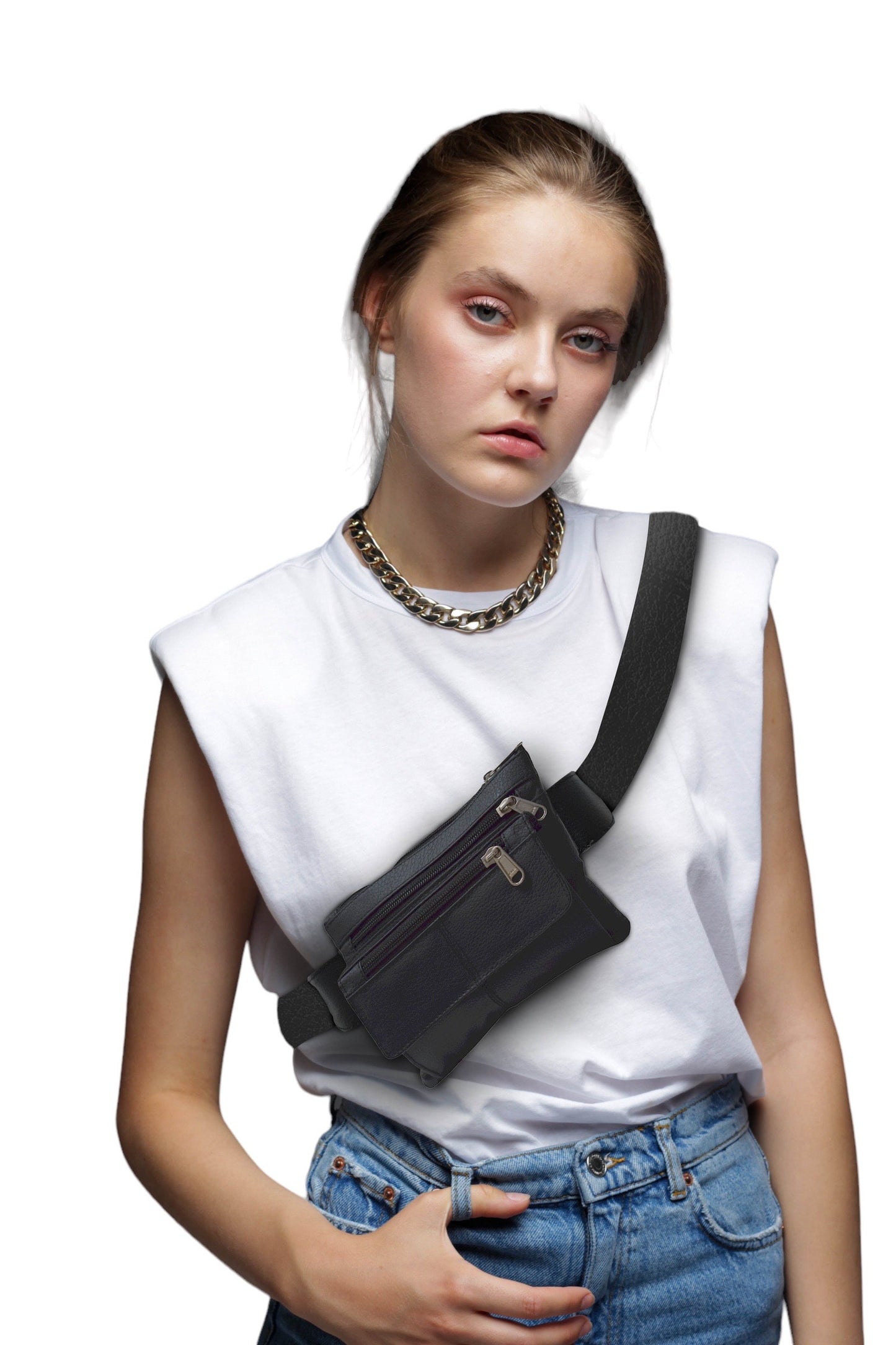 LEATHER CROSSBODY BAG// PHONE BAG// BELT BAG// FANNY PACK//TRAVEL BAG// PASSPORT BAG