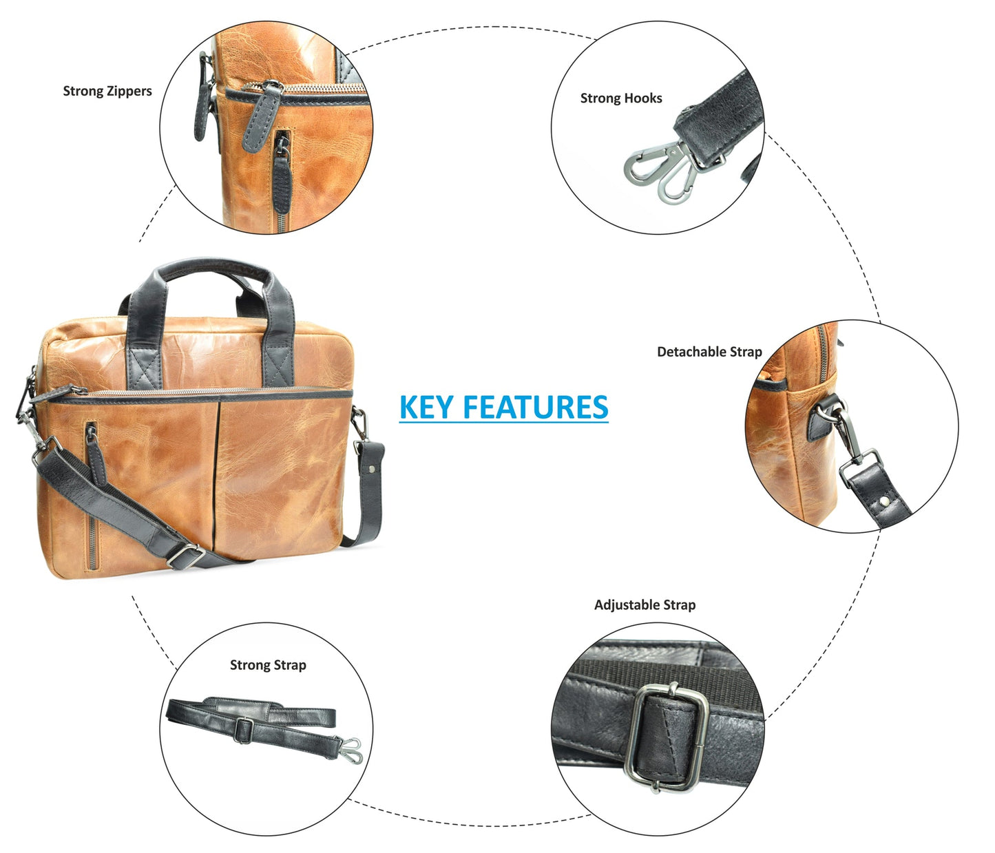 THEODORE - LAPTOP BAG / BRIEFCASE